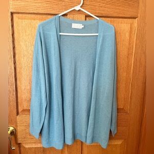 Knititude blue, wool bl cardigan